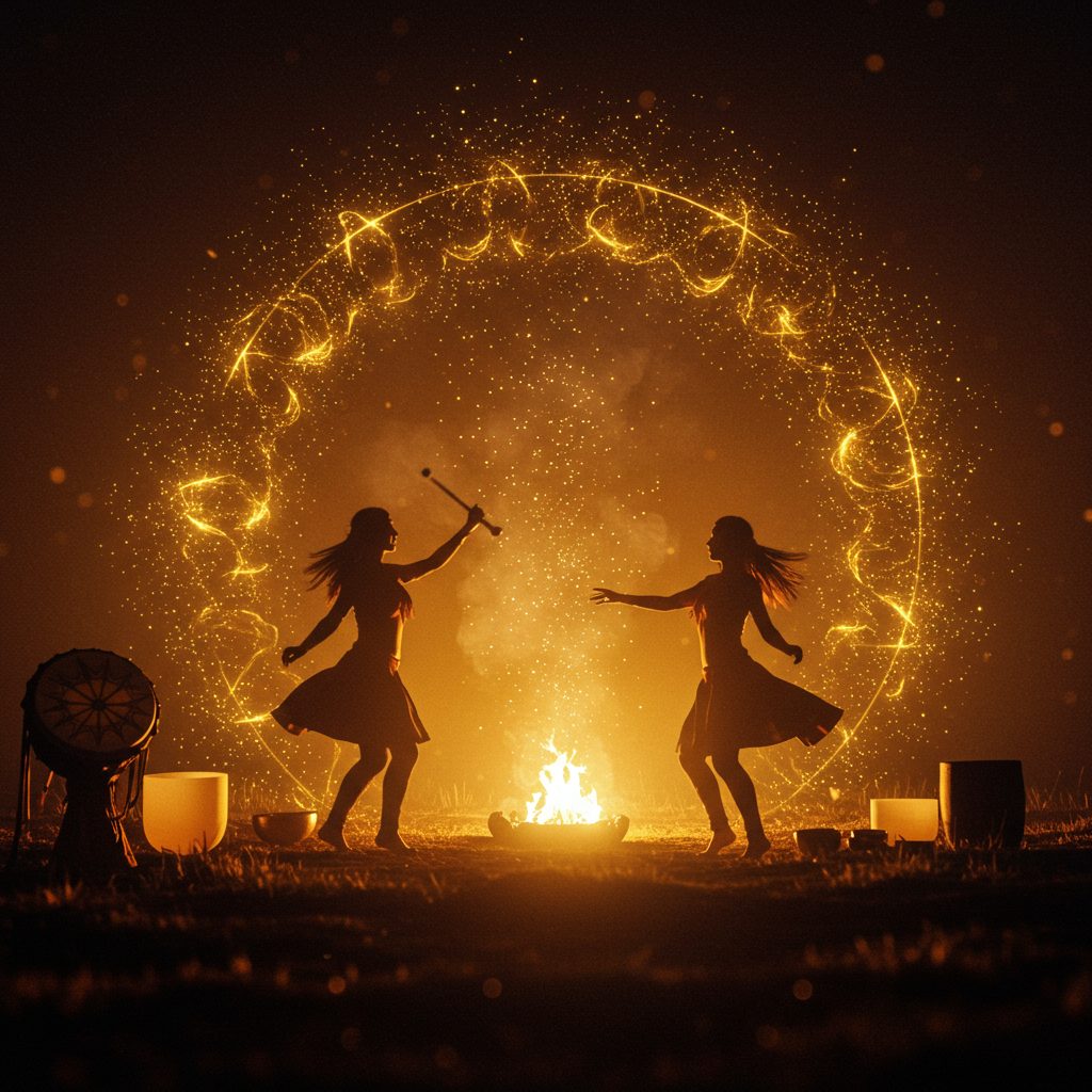 Tribal ceremonial music